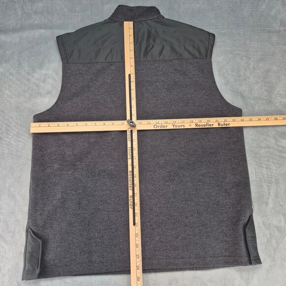 Ralph Lauren Polo Golf Performance Vest Mens XL Quilted Vest Quarter Zip Black - Picture 8 of 8